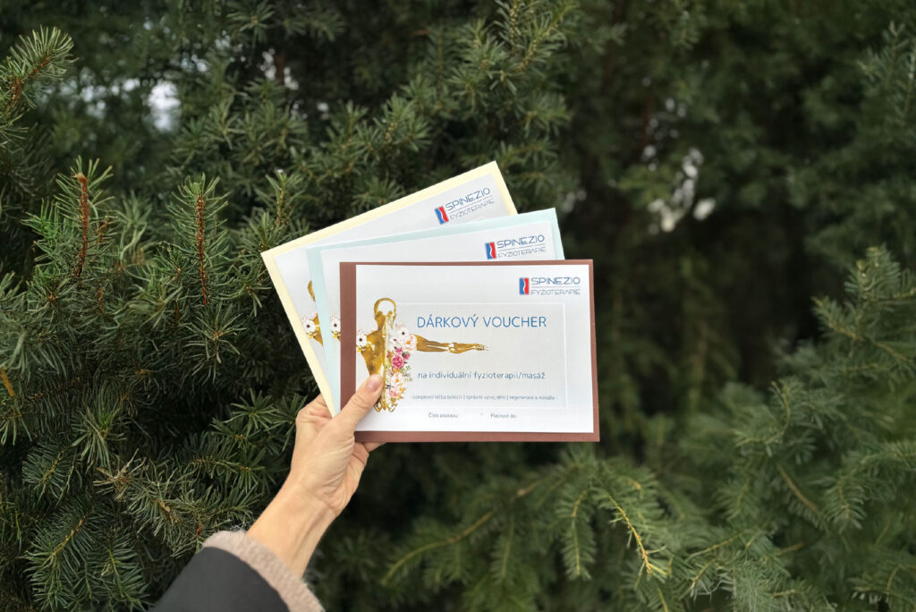 Dárkové vouchery SPINEZIO fyzioterapie: Dárek, který má skutečnou hodnotu